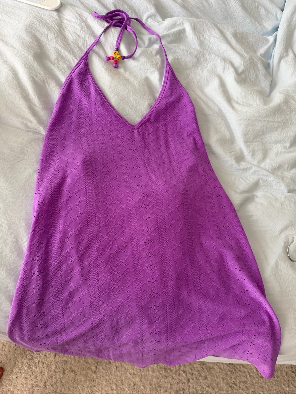 Wild Fable Purple Halter Mini Dress Y2K vibes L
